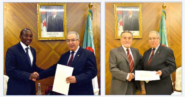 لعمامرة يستقبل سفيري كينيا والإكوادور