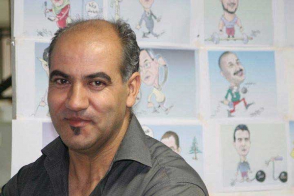 الفنان الكاريكاتوري زخم من التصورات