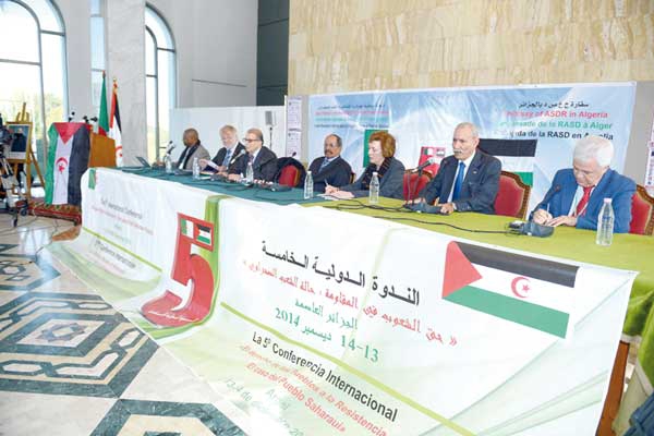 ندوة الجزائر تؤكد على مشروعية كفاح الشعب الصحراوي
