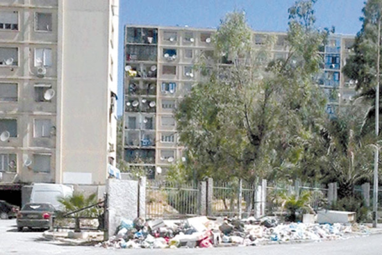 جمع 600 طن من النفايات بحي زواغي