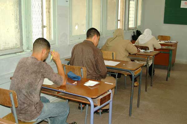 57 ألف مترشح لامتحانات نهاية السنة