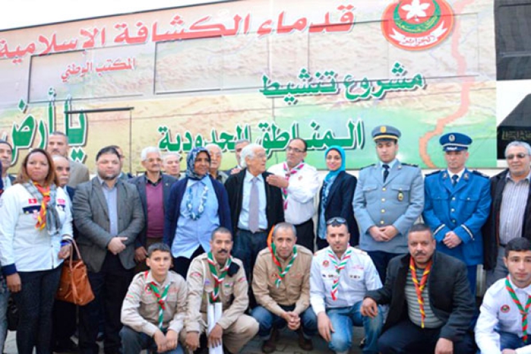 انطلاق قوافل جمعية قدماء الكشافة لتنشيط المناطق الحدودية