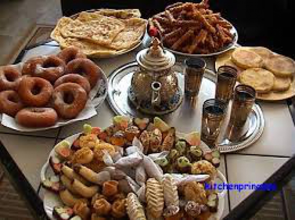 الحلويات زينة البيوت خلال العيد