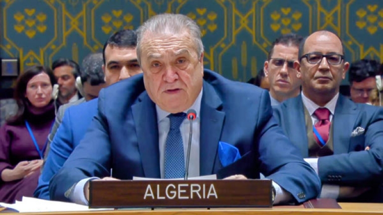 الجزائر تضع باللون الأزرق مشروع قرار عضوية فلسطين بالهيئة الأممية