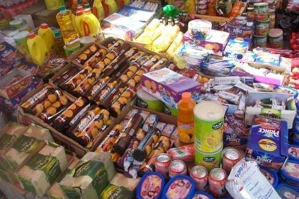 حجز أكثر من 10 قناطير من المواد الاستهلاكية
