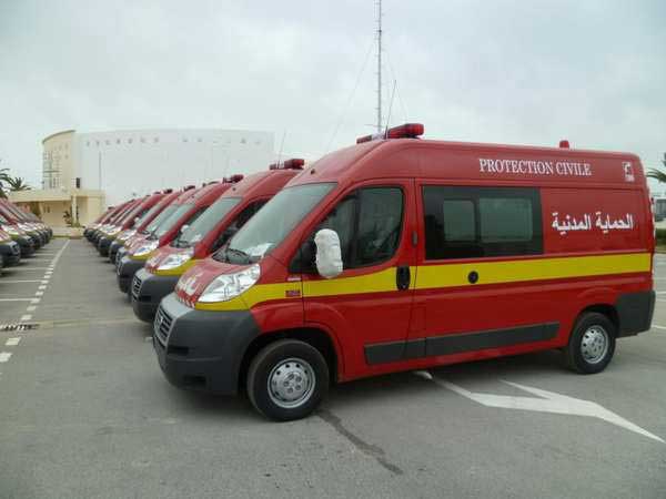 13 سيارة إسعاف جديدة للحماية المدنية