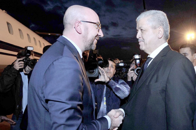 الوزير الأول البلجيكي في زيارة عمل إلى الجزائر