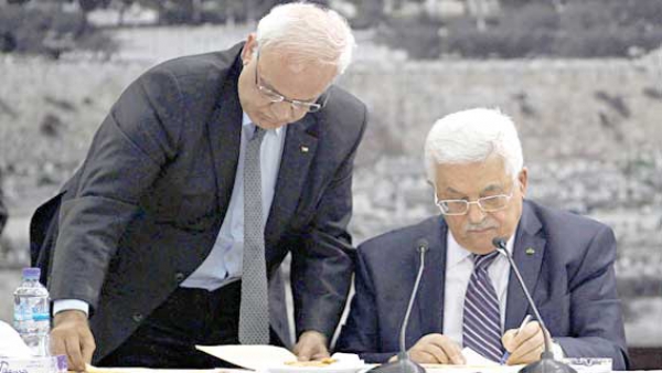  عباس يوقّع على وثيقة الانضمام لمحكمة الجنايات الدولية 