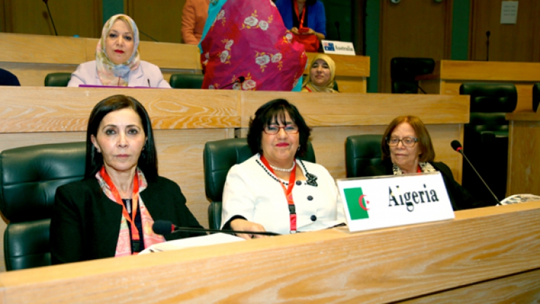 تكريم خاص للجزائر في ترقية المرأة
