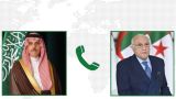 وزير الدولة، وزير الشؤون الخارجية والجالية الوطنية بالخارج والشؤون الإفريقية، أحمد عطاف - وزير خارجية المملكة العربية السعودية الشقيقة، الأمير فيصل بن فرحان آل سعود