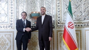 وزير الخارجية الإيراني حسين أمير عبداللهيان-المدير العام للوكالة الدولية للطاقة الذرية رافائيل غروسي