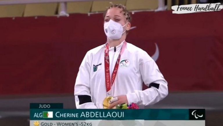 شيرين عبد اللاوي تهدي أول ميدالية ذهبية للجزائر