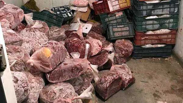 حجز 248 كلغ من اللحوم الفاسدة