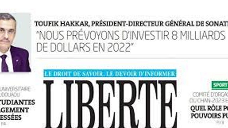 "سوناطراك" تودع شكوى ضد صحيفة "ليبرتي"