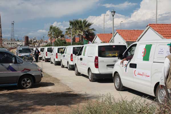 قافلة ”غزة 4” تنطلق من برج بوعريريج
