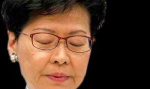 رئيسة حكومة هونغ كونغ تعتذر لشعبها
