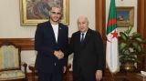  رئيس الجمهورية، السيد عبد المجيد تبون - الفنان الجزائري العالمي وليام قريقا حسين، الملقب بـ&quot; DJ Snake&quot;