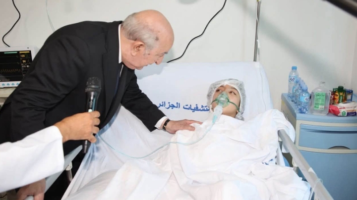 الرئيس تبون يطمئن على المصابين