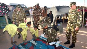 مصالح الصحة العسكرية تزور عدة مناطق ببرج باجي مختار وإن قزام