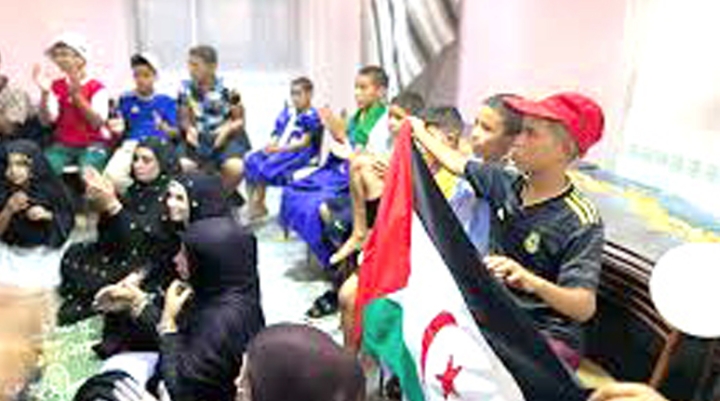 أطفال الصحراء الغربية يستجمون بسكيكدة