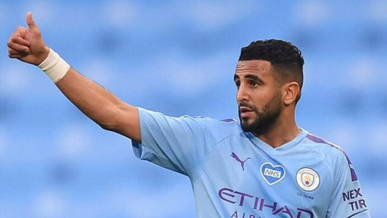 محرز مرشح كأساسي مع مانشستر سيتي