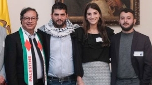 الرئيس الكولومبي، غوستافو بيترو