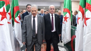 رئيس مجلس الأمة، صالح قوجيل-رئيس المجلس الشعبي الوطني، إبراهيم بوغالي