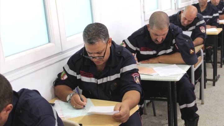 إجراء امتحانات الترقية لملازم أول بالحماية المدنية