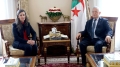 رئيس مجلس الأمة، السيد عزوز ناصري - رئيسة المجلس الشعبي الوطني، السيدة خليدة بوفدش