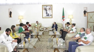 بلعابد يستقبل الوفد الممثل للجزائر في أولمبياد الرياضيات