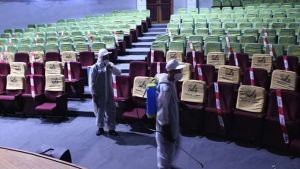 حملة وطنية لتعقيم الهياكل الثقافية والفنية