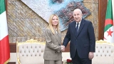 رئيس الجمهورية، السيد عبد المجيد تبون - رئيسة مجلس الوزراء الإيطالي، السيدة جورجيا ميلوني