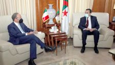 وزير الطاقة، محمد عرقاب-سفير إيطاليا بالجزائر جيوفاني بوليزي