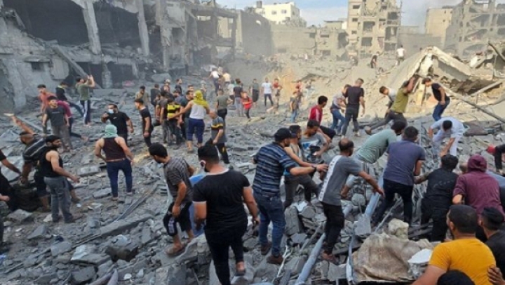 استشهاد 75 فلسطينيا في القصف الصهيوني على قطاع غزة