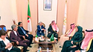 رئيس المجلس الوطني لحقوق الإنسان، عبد المجيد زعلاني-نائب رئيس هيئة حقوق الإنسان بالمملكة العربية السعودية، هشام آل الشيخ