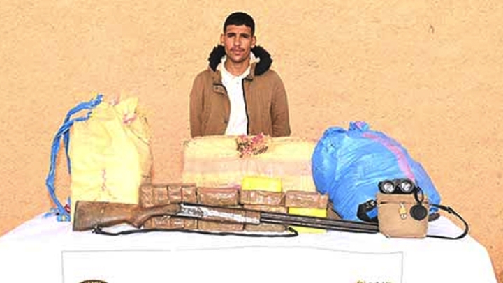 الجيش يقضي على 3 مهرّبين مغاربة مسلّحين وتوقيف رابع