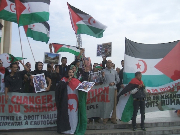 تجمع بباريس للتنديد بالقمع المغربي للصحراويين