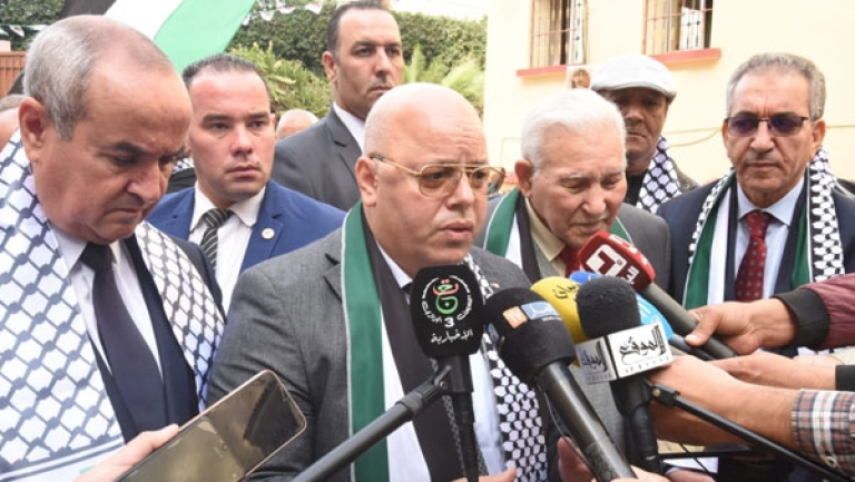 الجزائر تعتبر القضية الفلسطينية مركزية مهما كانت الظروف