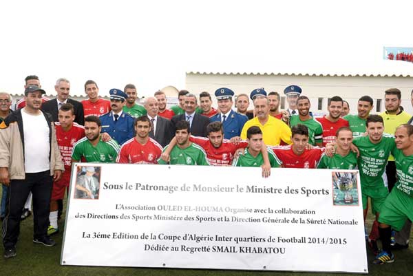 نهائي كأس الجزائر مابين الأحياء ”إسماعيل خباطو”في حي شعبي