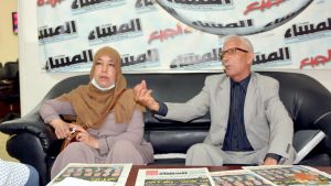 الشاعران يحيى مسعودي وحليمة البوسعادية