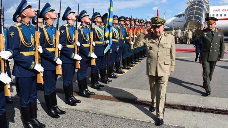 الفريق أول شنقريحة في روسيا لتعزيز التعاون العسكري