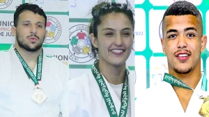 ثلاثي جزائري في دورة بيرث الكبرى للجيدو