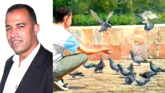 15 عملا للفنان خالد سباع "أكلها" الغبار قبل أن تفنيها النيران