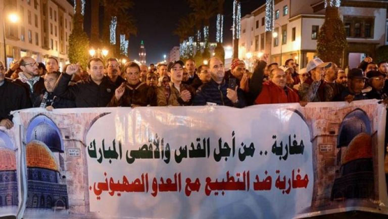 حراك شعبي رافض لأي تطبيع مع الكيان الصهيوني