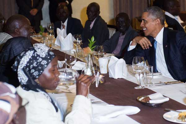 الرئيس الأمريكي ينوه بالتحفيزات الاقتصادية في إفريقيا