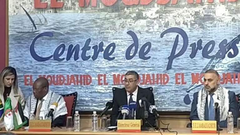إشادة بموقفي الجزائر وجنوب إفريقيا في نصرة القضية الفلسطينية