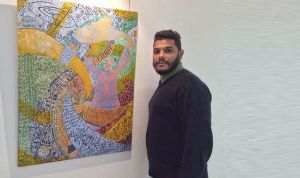 فعاليات المعرض التشكيلي للفنان محمد كرور