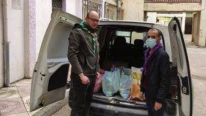 عطاء الكشافة ينم عن حس وطني في العمل التضامني