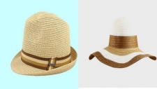 قبعات بتشكيلة فسيفسائية تعرض في محلات العاصمة