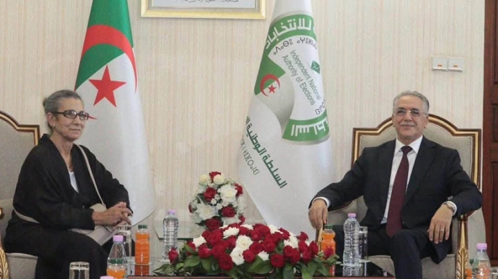 رئيس سلطة الانتخابات يستقبل الأمينة العامة لحزب العمال